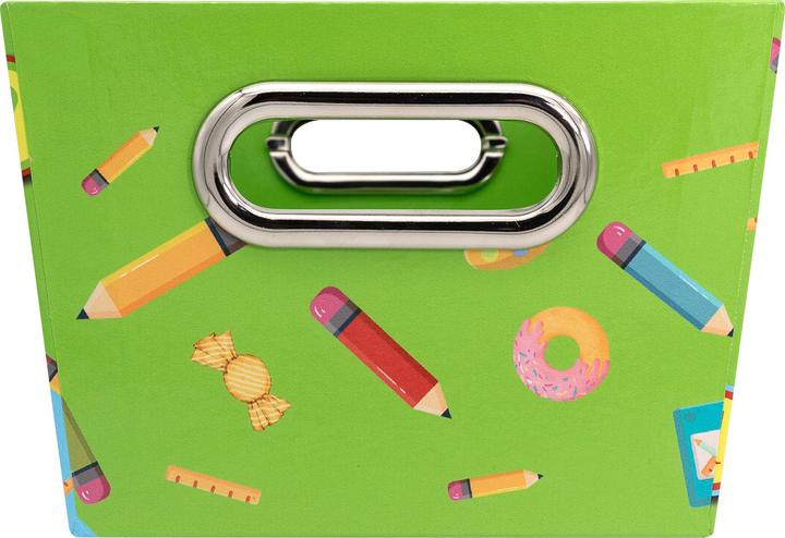 Actual product image Idena School storage basket multicoloured 17.8x27.9x12.7cm