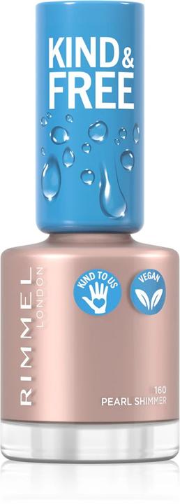 Rimmel London Rimmel - Kind & Free Nail Polish 8 ml 160 Pearl Shimmer - (Pearl Shimmer)