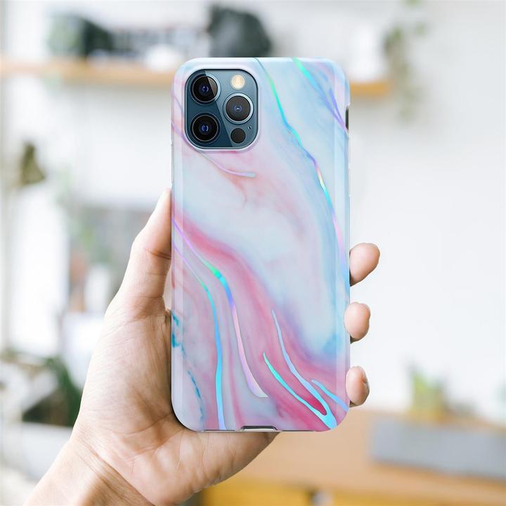 Image du produit Cadorabo Couverture IMD TPU Marbre coloré (Apple iPhone 12 Pro Max)