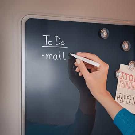 Image du produit Leitz Cosy Tableau blanc en verre 45 x 45 cm, Gris (45 x 45 cm)