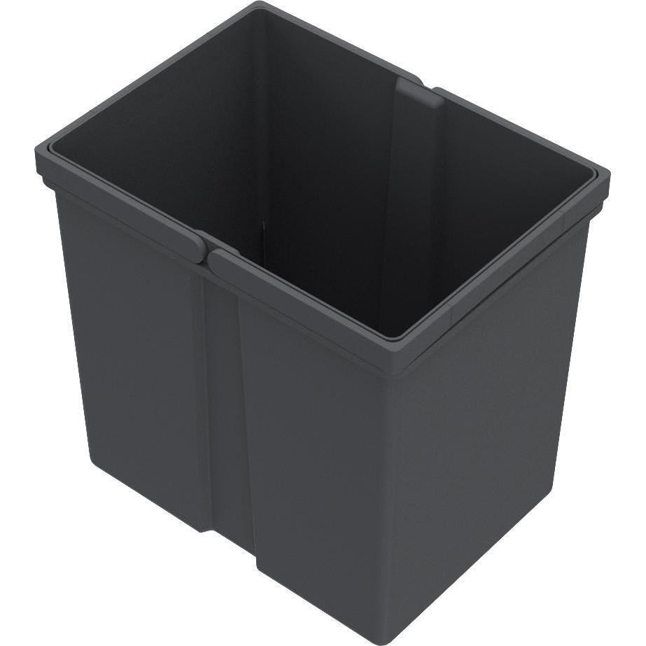 Hettich Eimer anthrazit, Abfalleimer, Grau
