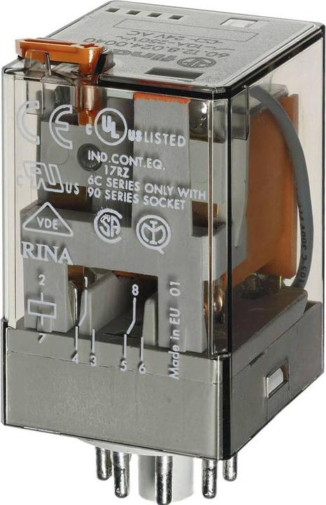 Produktbild Finder 60.12.8.110.0040 Steckrelais 110 V/AC 10 A 2 Wechsler 1 St.