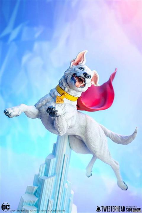 Actual product image Tweeterhead DC Comics statuette Krypto 32 cm