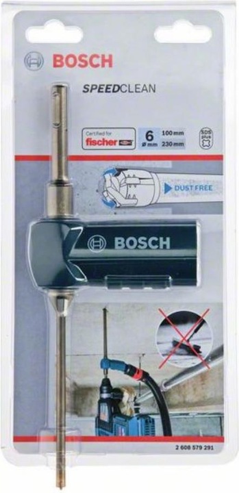 Actual product image Bosch Professional Zubehör Suction drill SDS plus-9 Speed Clean, 6 x 100 x 230 mm (6 millimetres)