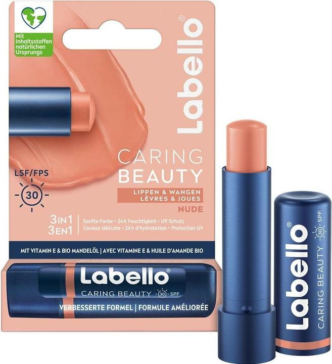 Actual product image LABELLO Caring Beauty Nude Stick 4.8g (Lip Care Stick, 172.50 ml)