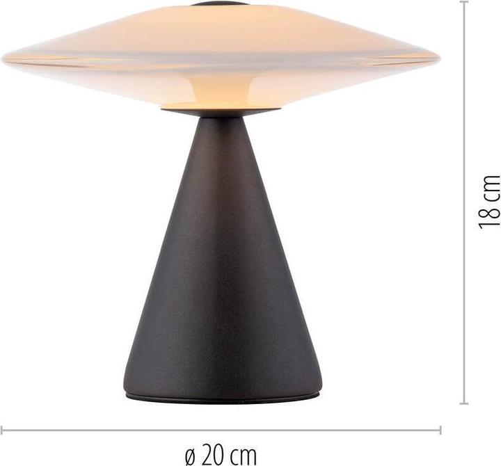 Actual product image Paul Neuhaus LED Tischlampe ELIPSA stufenlos dimmbar, Memoryfunktion (560 lm)