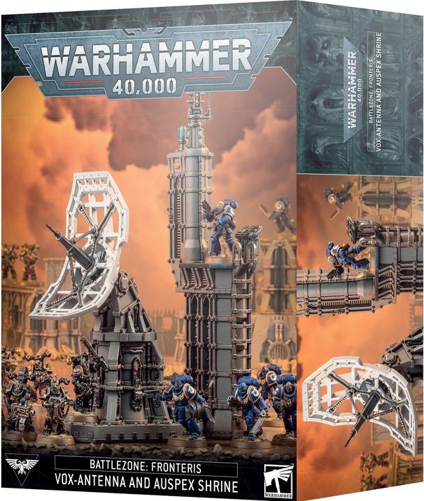 Produktbild Games Workshop Battlezone: Fronteris – Vox-Antenna and Auspex Shrine (Kunststoff)