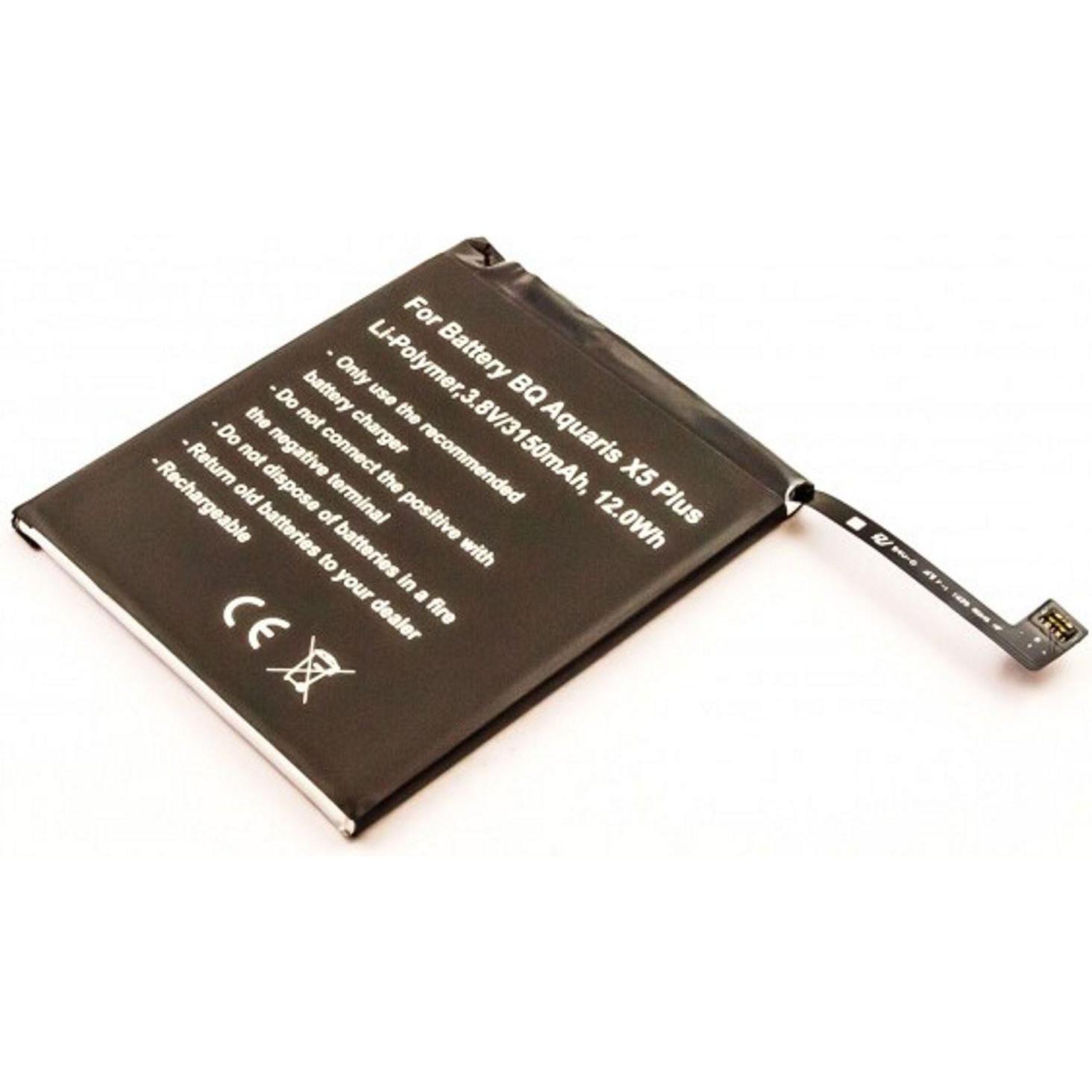 AGI 55591 - Akku - bq - Schwarz - Lithium Polymer (LiPo) - 3100 mAh - 3,8 V, Smartphone Akku