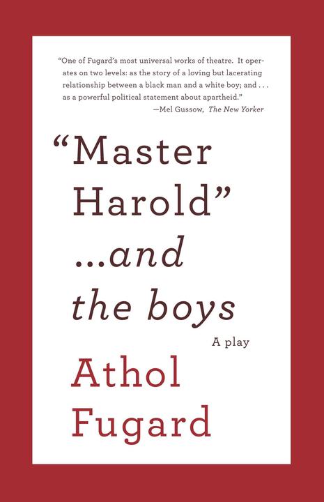 Produktbild Master Harold...and the Boys (Englisch, Athol Fugard, 2009)