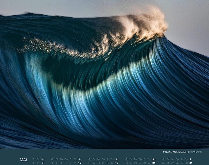 Actual product image Wellen Kalender 2026: Meeres- und Wasser-Fotografie XXL Premium Kalender