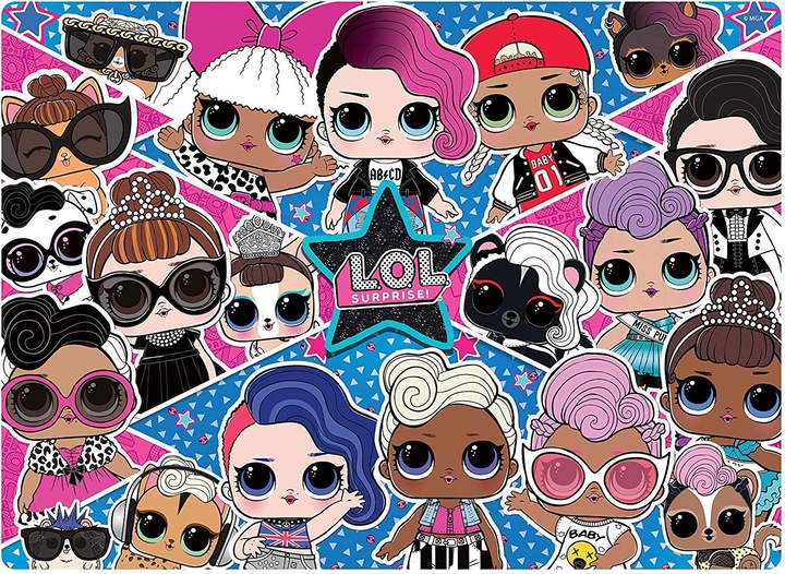 Actual product image Ravensburger Ravensbuger Puzzels 100 XXL LOL: L.O.L. Surprise (100 pieces)