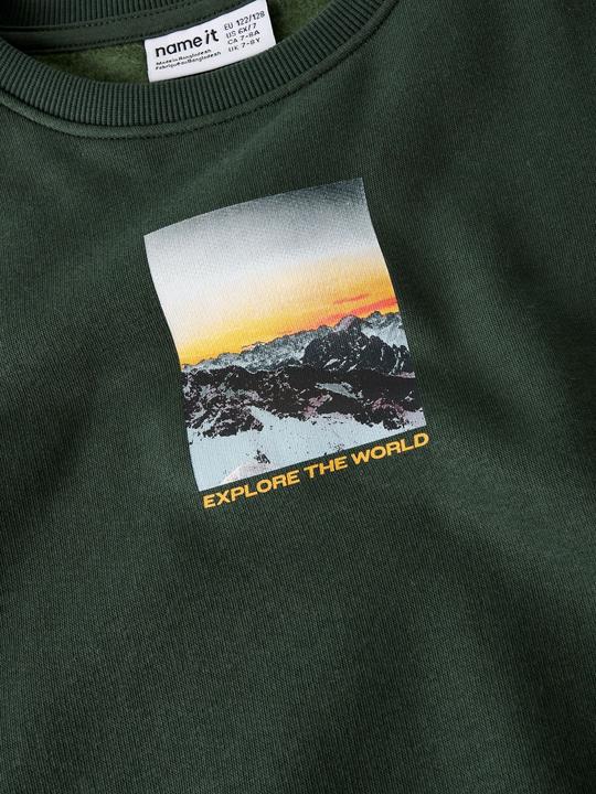 Produktbild Name it Nkmnewton Ls Nreg Swe Bru Lnoos (116)