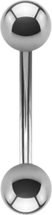 Produktbild Star Piercing Micro Banane High Polished mit Kugel (ohne Messing)