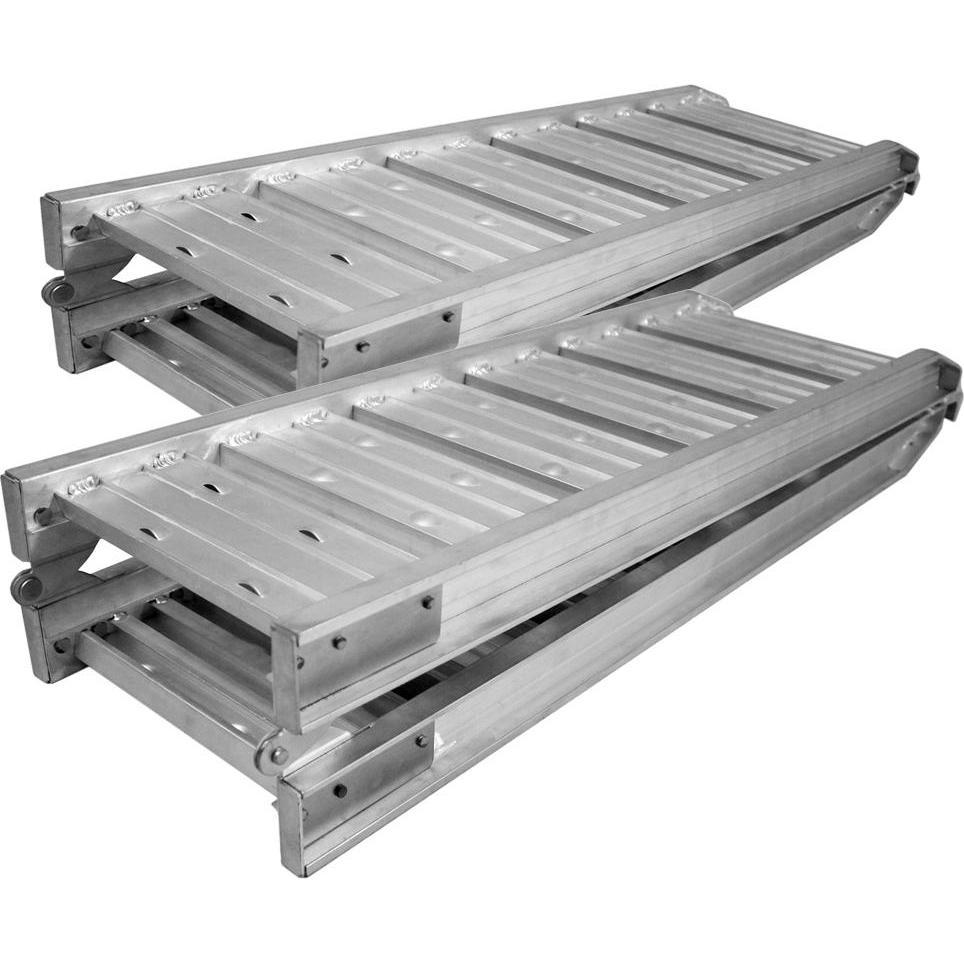 Thumbnail - Wiltec, Garagenausstattung, 2xAuffahrrampe 182cm 400kg ATV Quad faltbar Alu Auffahrschiene Laderampe