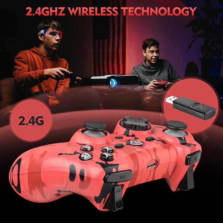 Actual product image EasySMX ESM-9101-RED (PS3, Switch, Android, PC, Steam Machine)