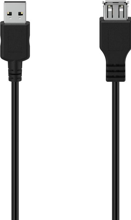 Image du produit Hama Câble d'extension USB, USB 2.0, 480 Mbit/s, 3,00 m (3 m, USB 2.0)