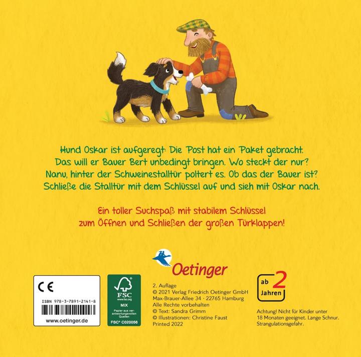 Immagine prodotto Mein erstes Schlüsselbuch Bauer (Tedesco, Sandra Grimm, 2021)