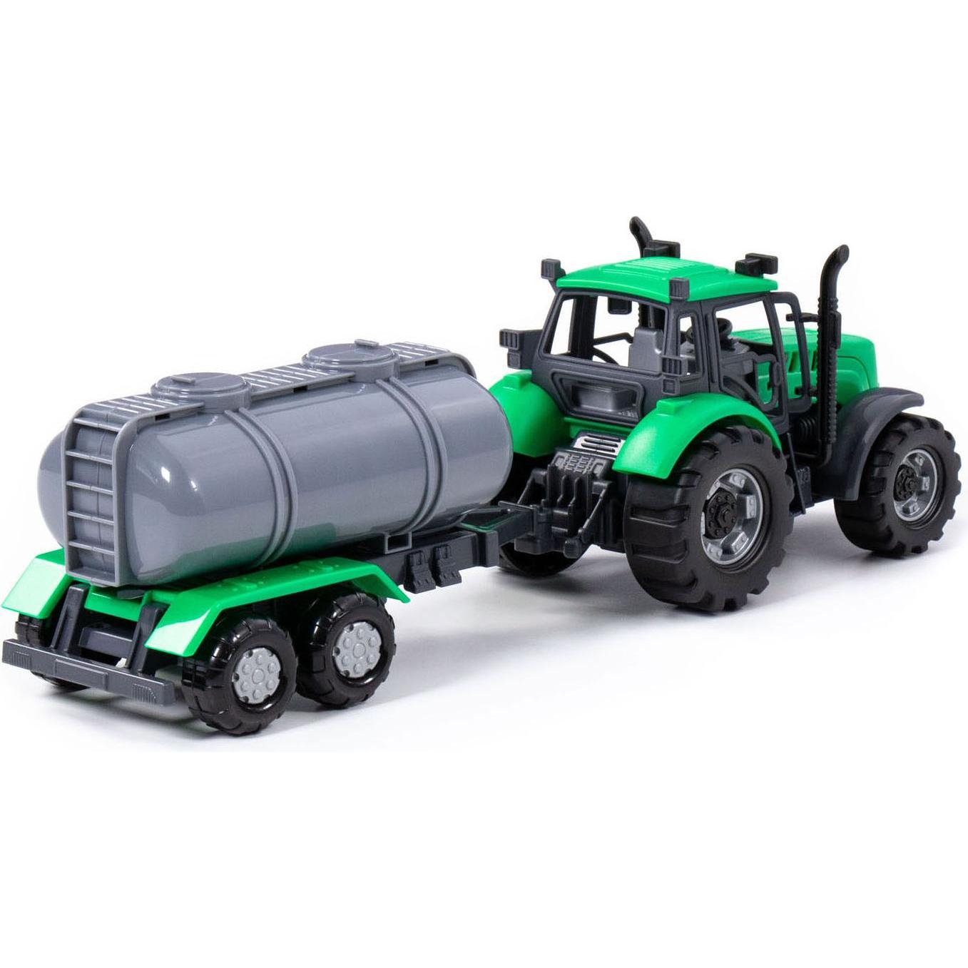 Thumbnail - Polesie Cavallino Traktor mit Tankwagen grün, Massstab 1:32