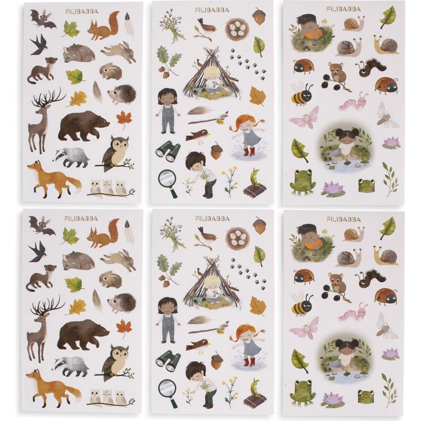 Thumbnail - Filibabba, Sticker, Meine liebsten Sticker - Waldfreunde