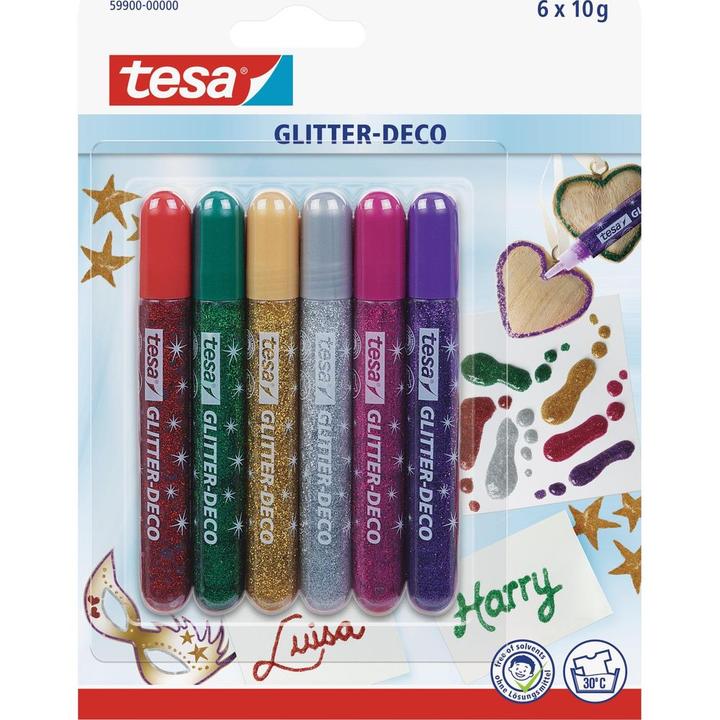 Immagine prodotto tesa Penne glitterate decorative (10 g, 60 ml)