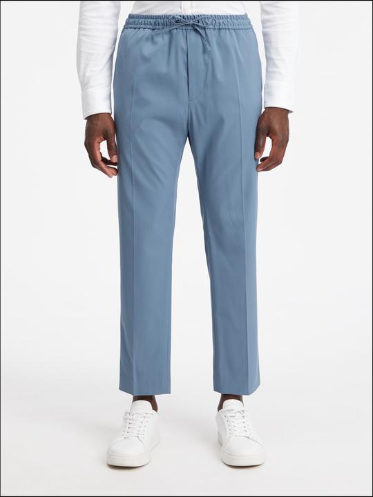 Image du produit Calvin Klein pantalons dÃ©contractÃ©s gris mÃ©tallisÃ©