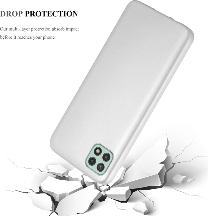 Produktbild Cadorabo TPU Matt Metallic Hülle (Samsung Galaxy A22 5G)