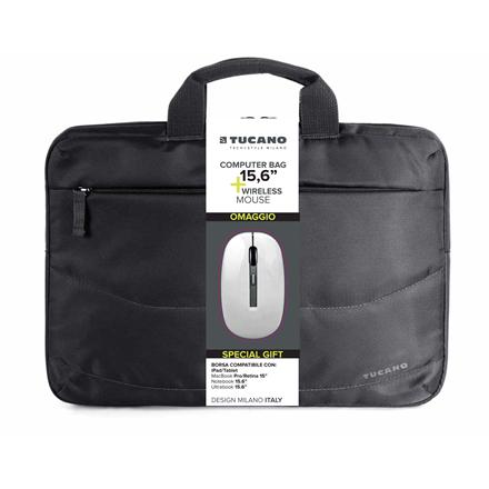 Actual product image Tucano BU-BIDEA-WM. Maximum screen diameter: 39.6 cm (15.6" ), Case type: Briefcase, Product (15.59")