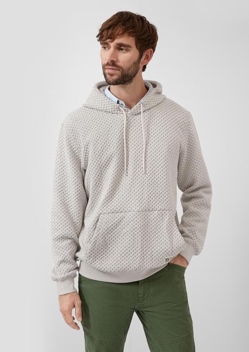 Produktbild s.Oliver Sweatshirt Strukturierter Hoodie (L)