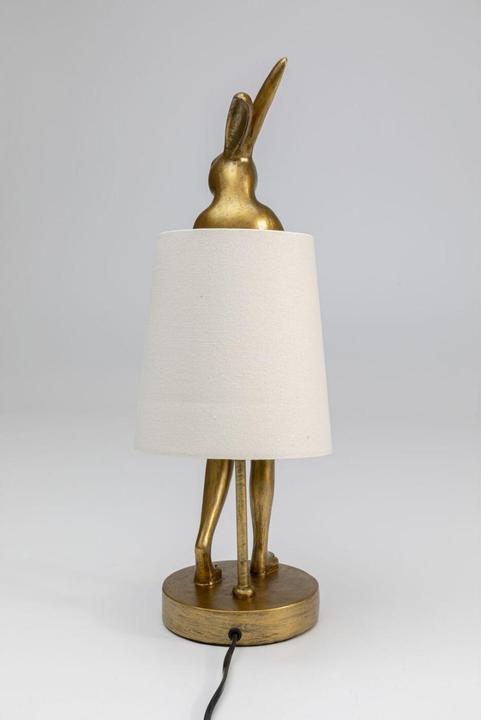 Image du produit Kare Design Lampe de table Animal Rabbit or/blanc 50cm (E14)