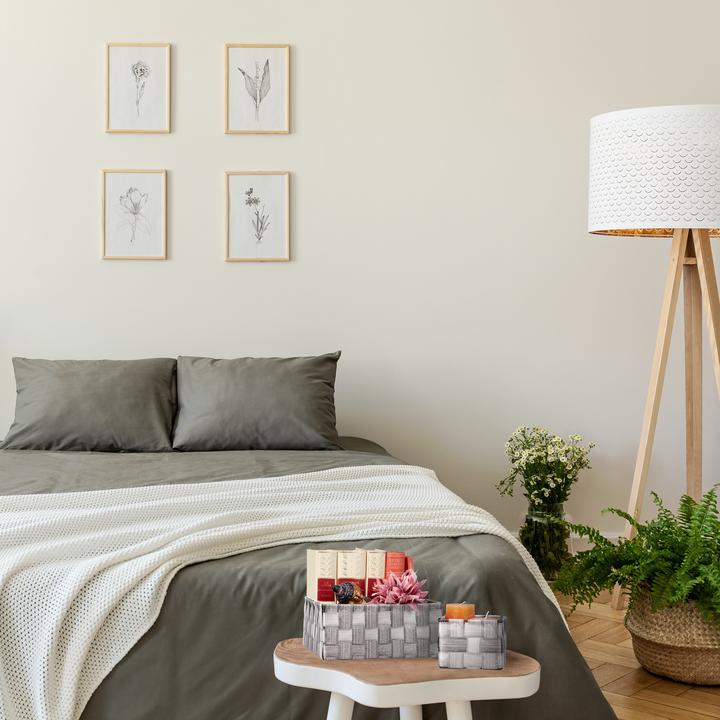 Actual product image Relaxdays 4pcs storage basket set (23 cm, 1x)