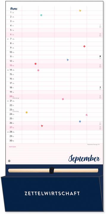 Produktbild Familienplaner plus Tasche 2026 (21 x 45 cm)