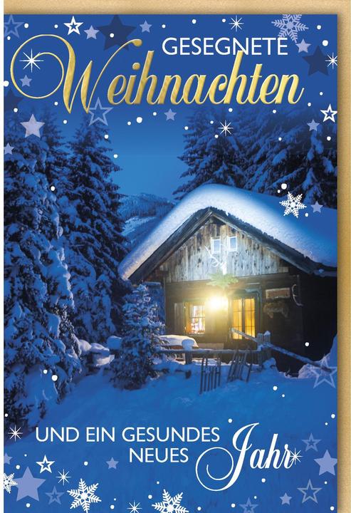 Produktbild Braun + Company Weihnachtskarte Waldhütte (1 Stk.)