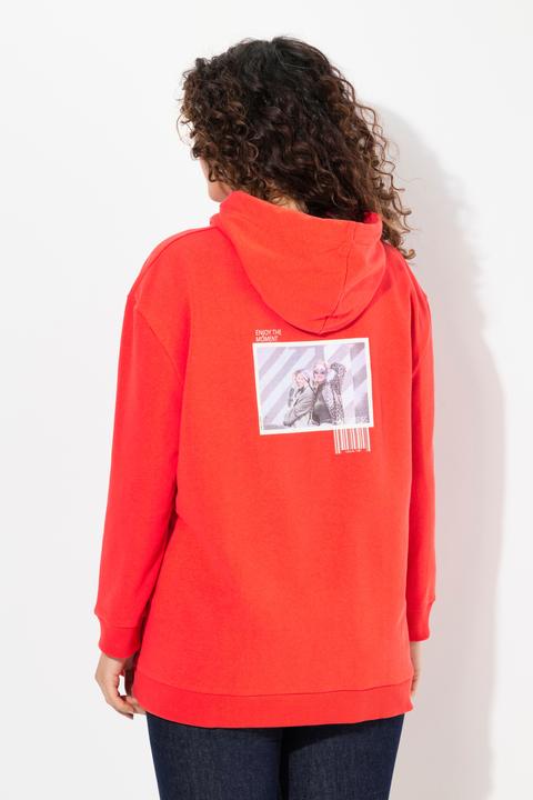Produktbild Ulla Popken Hoodie, Schriftmotiv, Oversized, Kapuze, Langarm (50, 52)