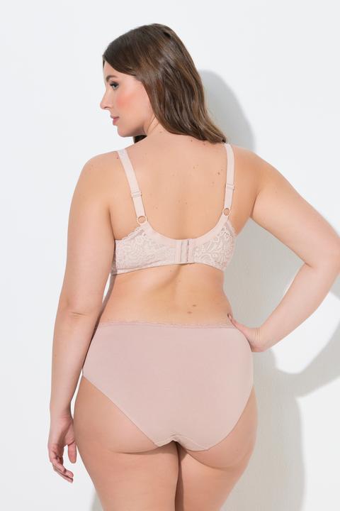 Produktbild Ulla Popken Bügel-BH, Blütenspitze, Vollspitze, Cup B - E (Einzelpack, 85 E)