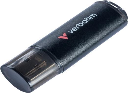 Image du produit Verbatim V200 Metal USB3.2 128GB Aluminium, r/w 80/200MBs 30212 (128 Go, USB-A)