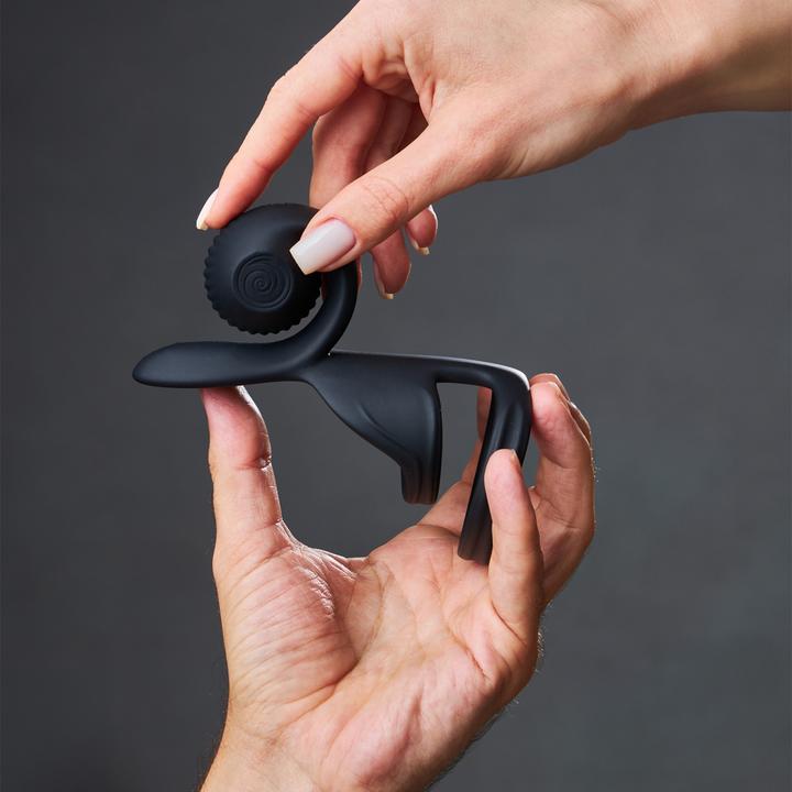 Actual product image Snail Vibe SVibe - Snail JOVI Couples Ring - Black (1.70 cm)