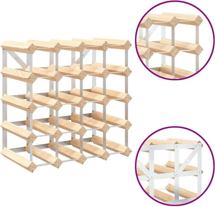 Actual product image vidaXL Dorkas (41.5 x 22.5 x 41.5 cm, 20 bottles)