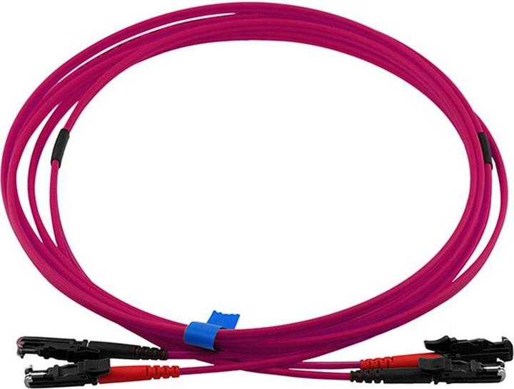Actual product image BlueOptics Duplex fibre optic patch cable E2000-E2000 multimode OM4 2 metres (UTP, CAT6, 2 m)