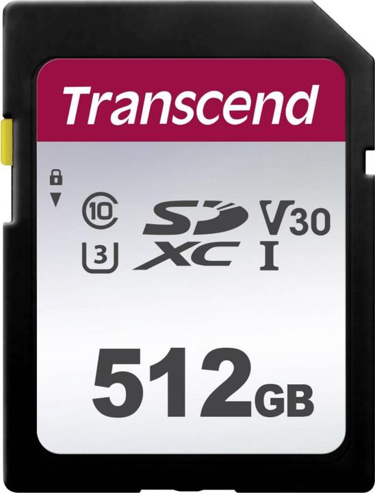 Produktbild Transcend SDC300S (512 GB, SDXC, U3, UHS-I)