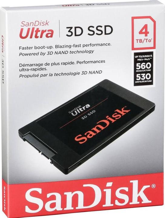 Produktbild SanDisk Ultra 3D (4000 GB, 2.5")