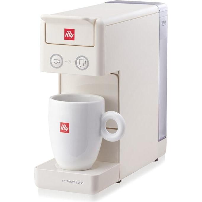 Illy Hyperespresso Kaffeemaschine, Kapselmaschine, Weiss