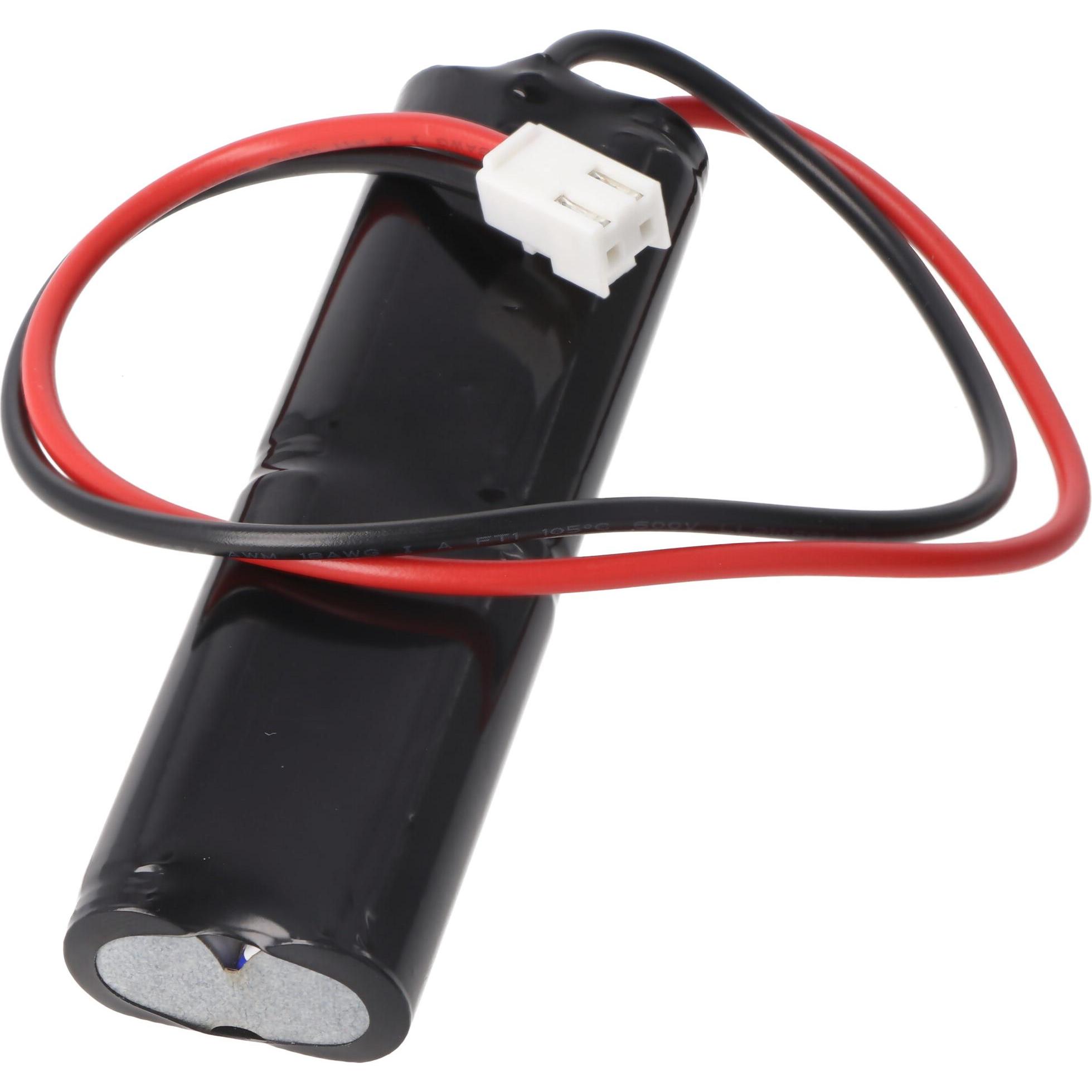 XCell NC Akku Not- und Sicherheitsbeleuchtung - AA-Size mit JST VHR-2 Stecker, 99,2x28x14,3mm (1 Stk., 800 mAh), Akku La...