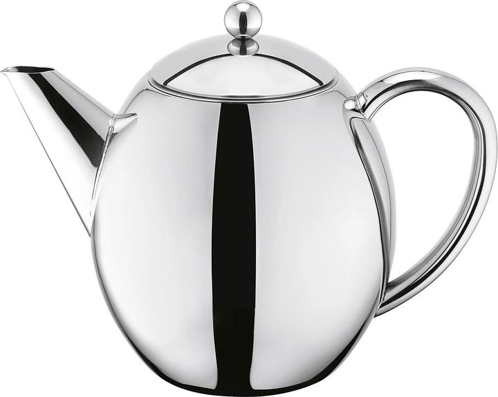 Weis Teapot stainless steel double-walled with filter 1.2 litre (1.25 l)