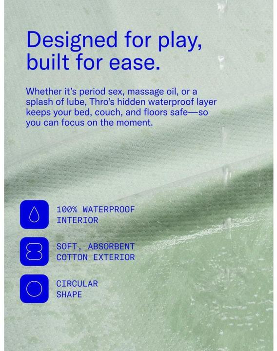 Actual product image Dame Products - Thro Play Blanket – Sage