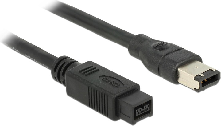 Image du produit Delock Câble FireWire IEEE 1394B 9Pol/6Pol, 1Mètre (1 m, FireWire)