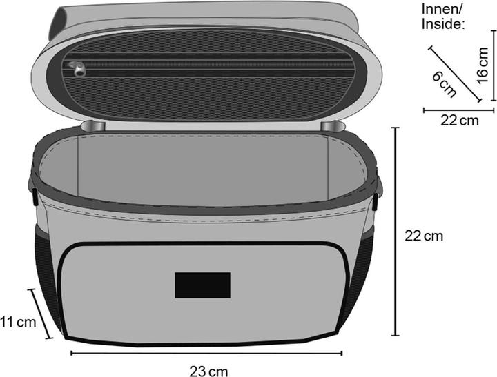 Actual product image mantona Drone bag for DJI Spark & Mavic (Drone carrier bag, DJI Spark)