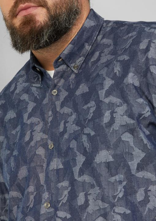 Immagine prodotto s.Oliver Hemd Regular Fit: Leichtes Jacquard-Hemd mit Button-Down-Kragen (3XL)
