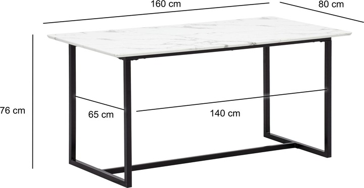 Image du produit Wohnling 160x80x76 (160 x 80 x 76 cm)