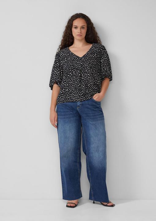 Immagine prodotto s.Oliver Bluse Viskose Bluse mit All-over-Print (54)