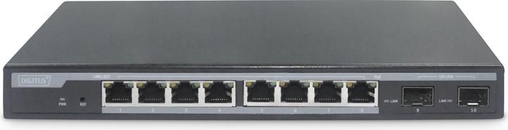 Image du produit Digitus Switch géré Gigabit PoE L2 à 8 ports + 2 SFP (8 ports)